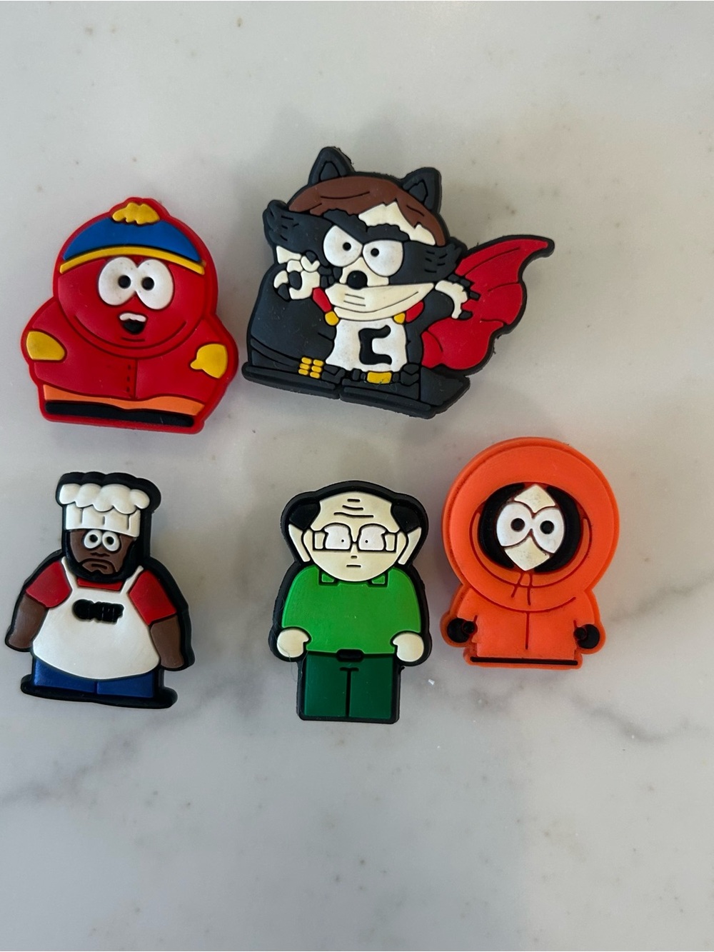 Jibbitz Southpark Crocs Cartoon Character Shoe Charms Set of 5